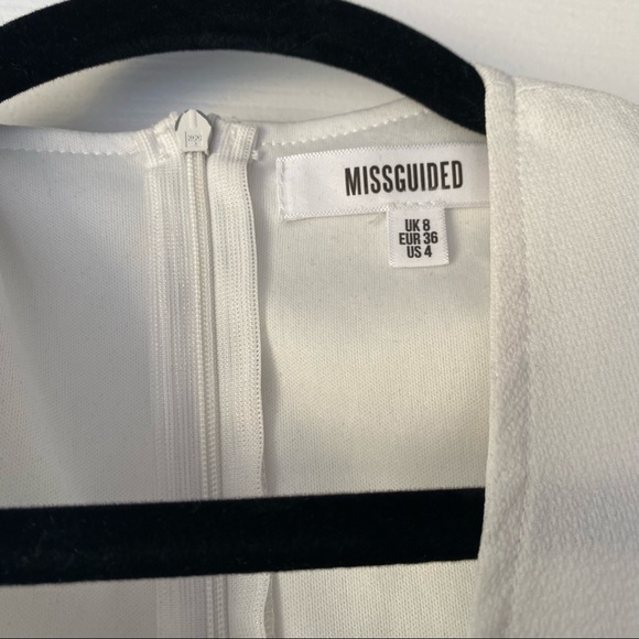 White Peplum Blouse - Picture 3 of 6